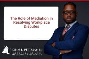 The Role of Mediation in Resolving Workplace Disputes